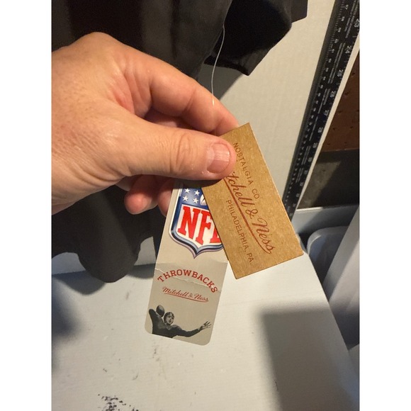 Mitchell & Ness Philadelphia Eagles NFL Downtown Premium SS Tee Black 2XL NWT - Picture 8 of 8